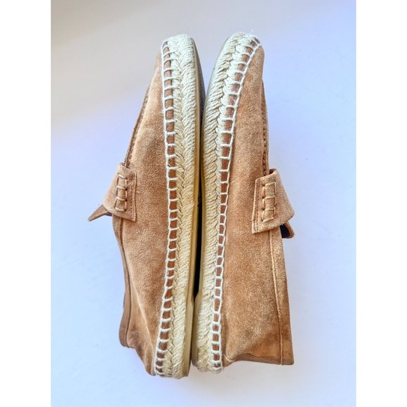 Vince Brown Loafers Daria Suede Espadrilles Classic Comfy Casual 8 - Picture 8 of 11